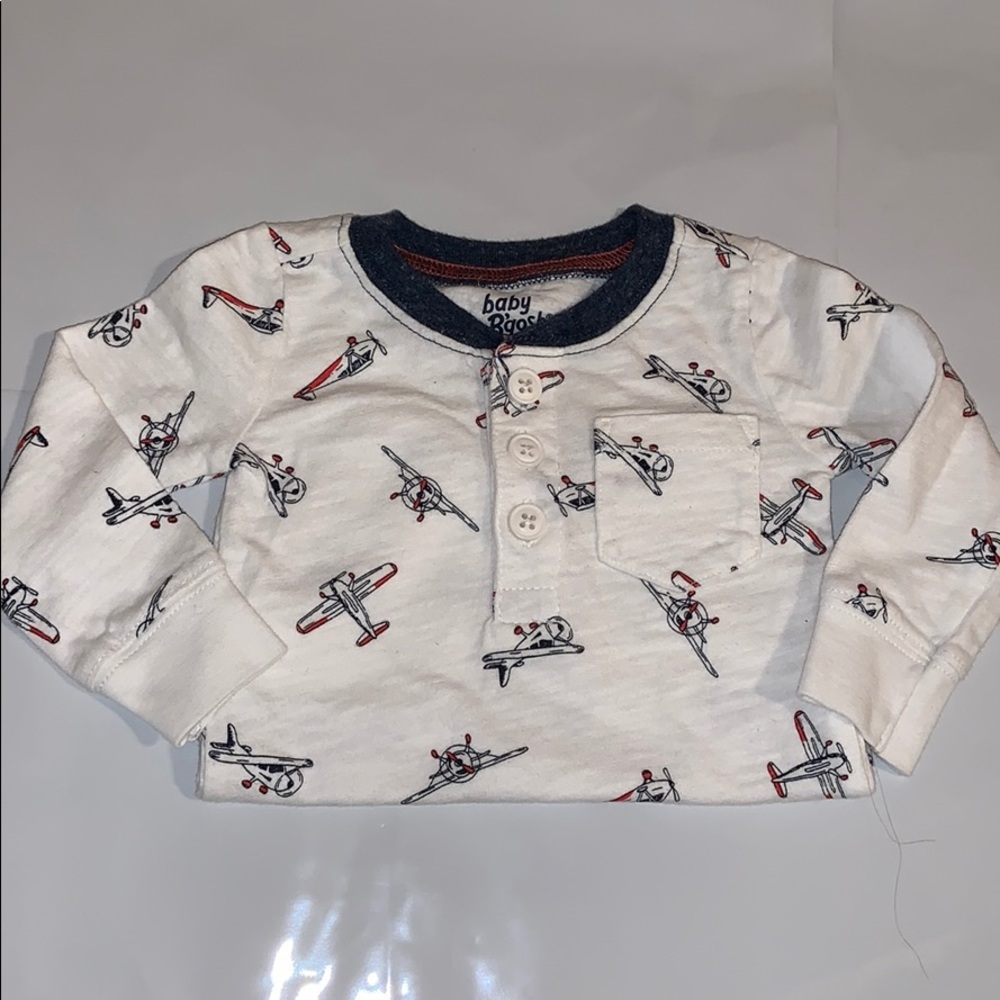 1 Piece Aviator Long Sleeve Onesie